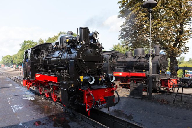 V kraju Putbus še danes vozijo tudi muzejski vlaki. Foto: Thosgra/shutterstock
