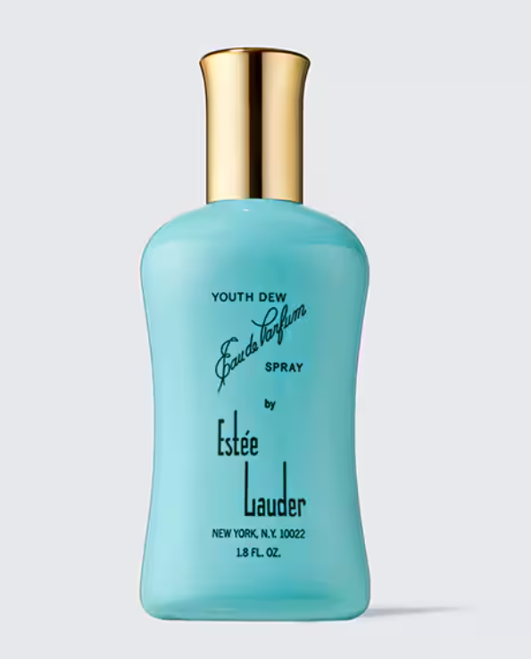 Parfum in kopel Youth-Dew Estee Lauder še danes prodaja v originalni steklenički iz 50. let prejšnjega stoletja. 
