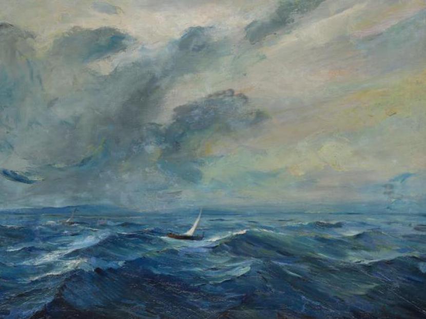 Albert Sirk, Morje, 1940.jpg