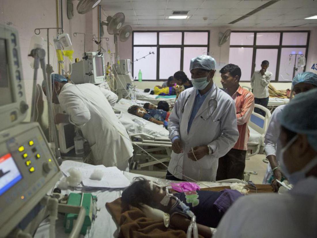 V Indijski bolnišnici umrlo 60 otrok