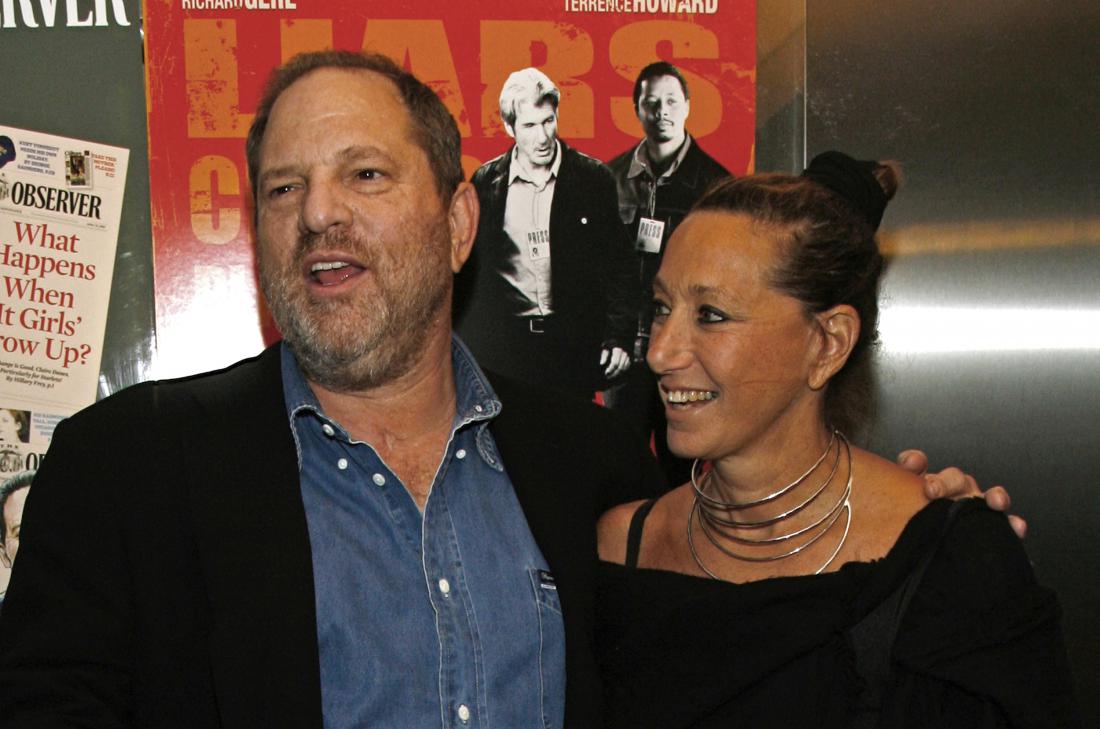 Weinstein z oblikovalko in prijateljico Donno Karan v New Yorku leta 2007.