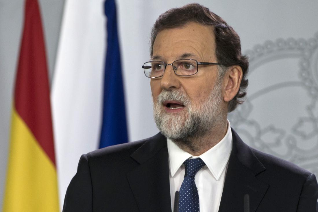 Španski premier Mariano Rajoy želi ponovno vzpostaviti pravni red. 