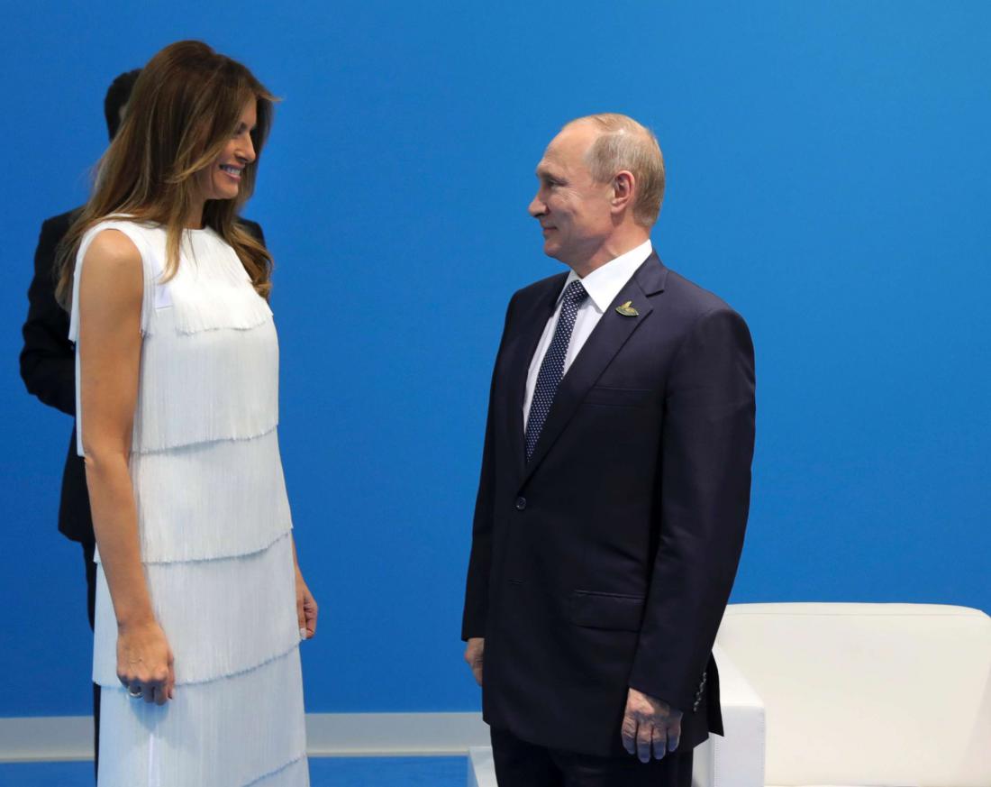 Očarala je tudi ruskega predsednika. 