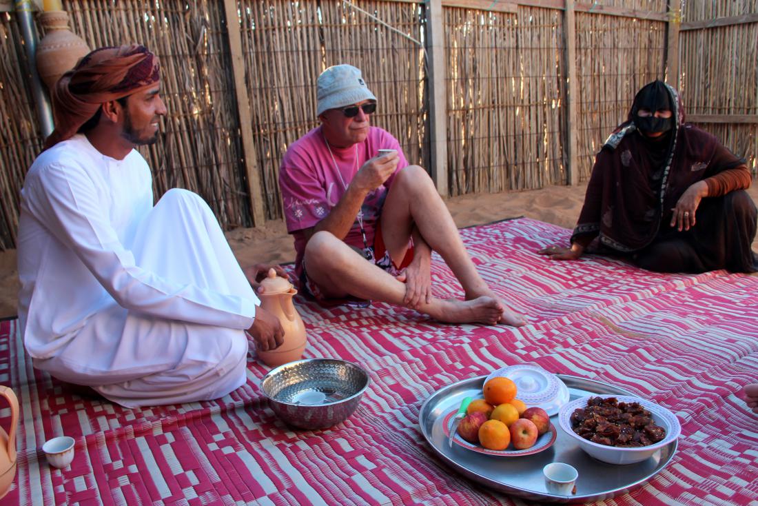 Gostoljubje v beduinskem domovanju.