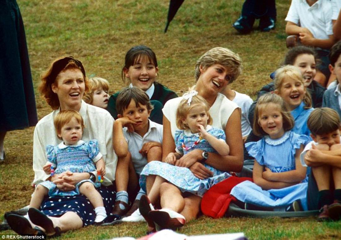 Diana ob praznovanju Harryjevega 7. rojstnega dne leta 1992. Foto: Shutterstock