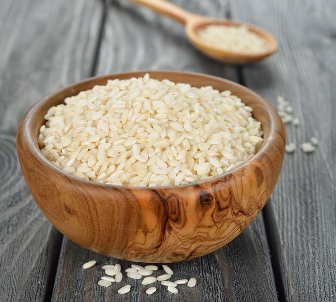 Približno 75 odstotkov riža sestavlja škrob, sedem odstotkov beljakovine in 0,5 odstotka maščobe. Foto: Shutterstock