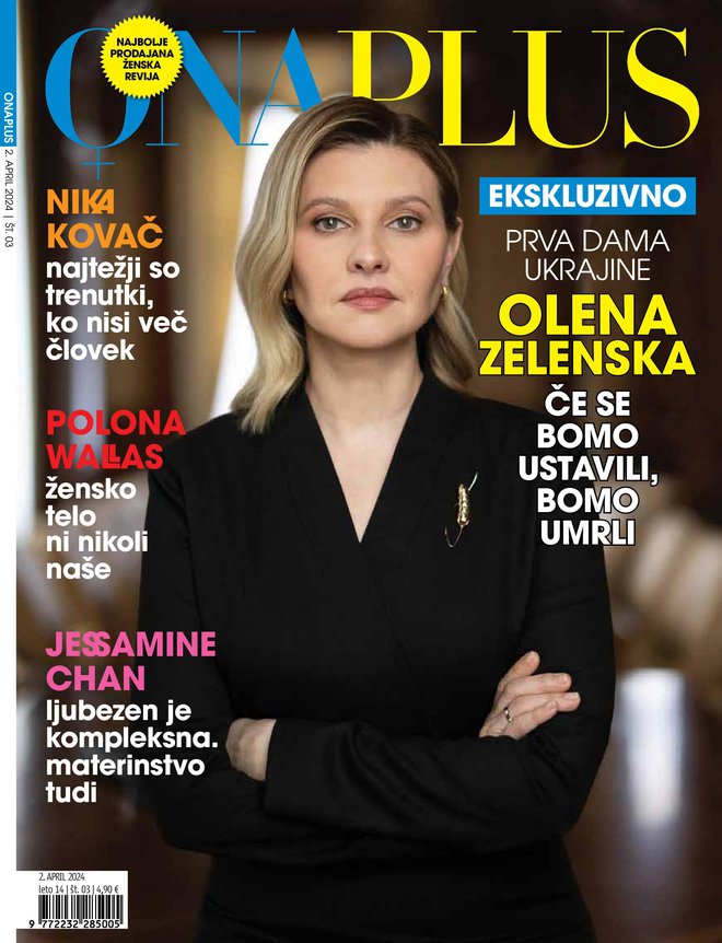 Ekskluzivni intervju z OLENO ZELENSKO si lahko preberete v novi številki revije Onaplus, ki je že naprodaj na vseh večjih prodajnih mestih po vsej Sloveniji.
