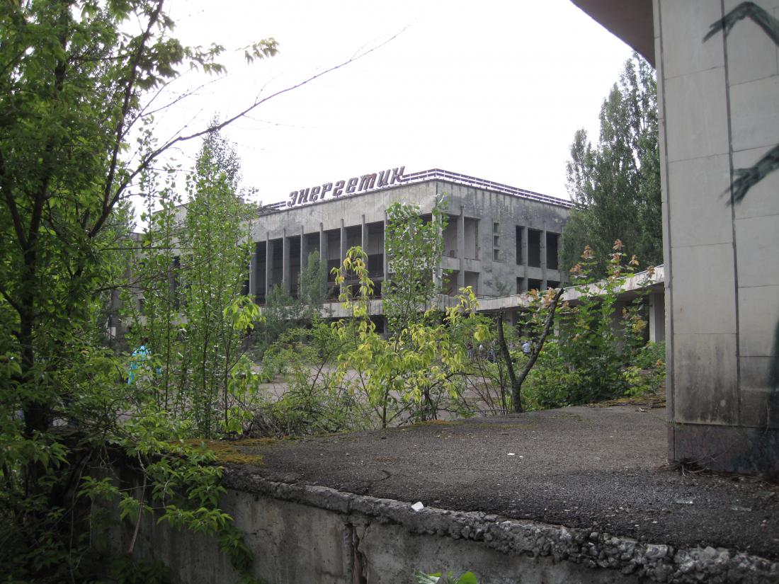 Športno-kulturni center Energetik je bila nekoč ena najbolj ikoničnih zgradb mesta Pripjat. 