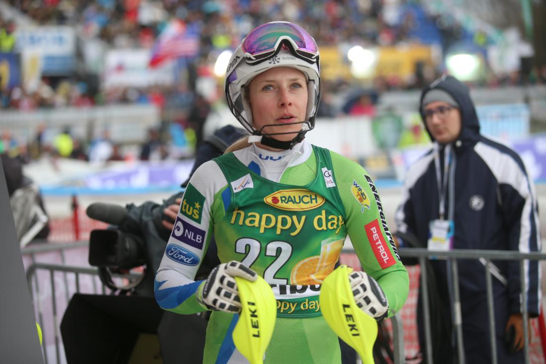 Ana Bucik je bila na slalomu 24.