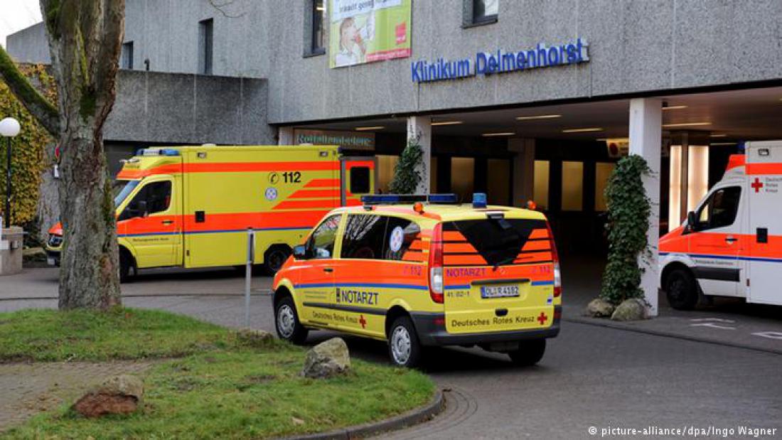 Bolnišnica v Delmenhorstu, kjer je zdravstveni tehnik dokazano pokončal vsaj 64 ljudi. Foto: dpa 