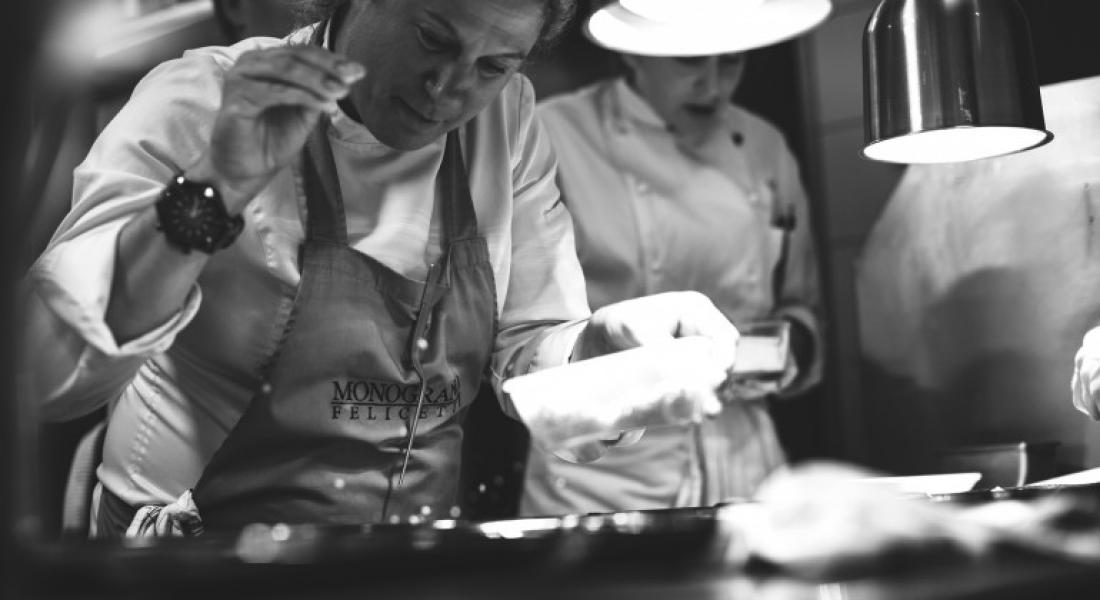 Ana Roš je edina ženska, ki vodi kuhinjo na seznamu letošnjih 50 najboljših restavracij. Foto: Hiša Franko