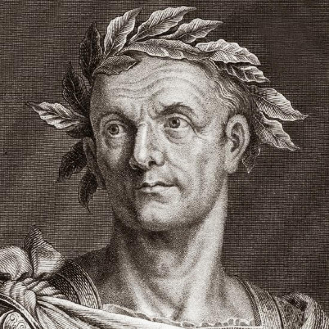 Z lovorjevim vencem je bil pogosto upodobljen tudi sloviti rimski politik Gaj Julij Cezar.