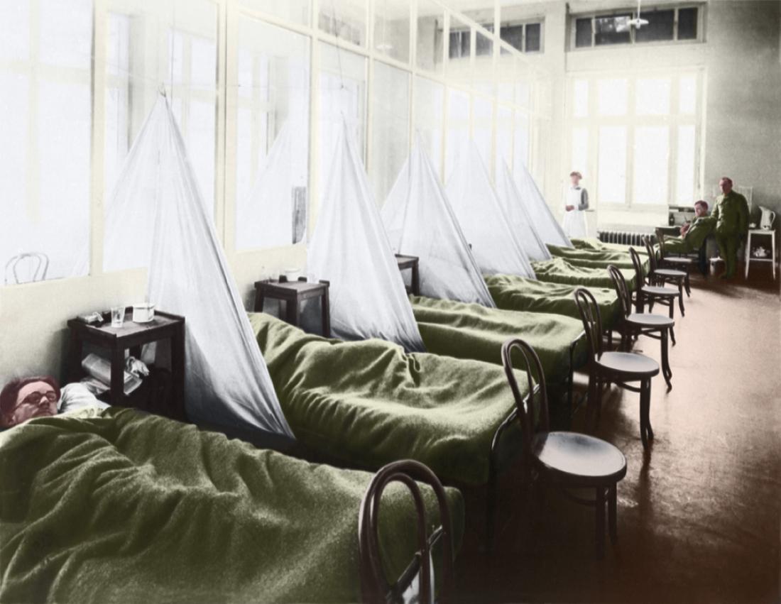 Španska gripa je v letih med 1918 in 1920 terjala od 50 do 100 milijonov življenj. 