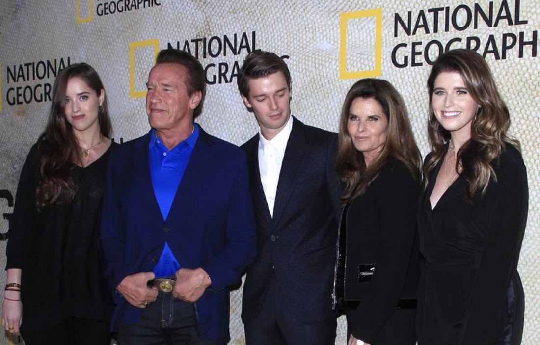Schwarzenegger in Maria Shriver s tremi od štirih otrok